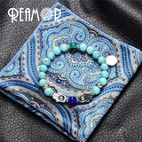Spiral Pattern Stripe Spacer Beads Charms for Bracelet DIY