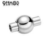 316L Stainless Steel Magnet Hook Clasp for Leather Bracelet