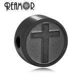 Golden Cross Beads Stainless Steel Spacer for DIY Bracelets