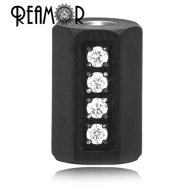 Golden Plated Spacer Beads Zircon Inlay for DIY Jewelry Making