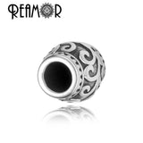316l Stainless Steel Flower Vine Totem Bead Spacer Charm Beads