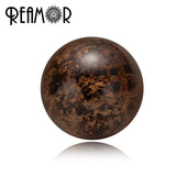 Natural Bronzite Gem Stone Beads Round Smooth Loose Ball Beads For Jewelry Makin