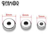 316L Stainless Steel Spacer Beads 2mm Small Hole Charms for Bracelets