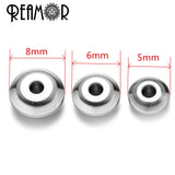 316L Stainless Steel Spacer Beads 2mm Small Hole Charms for Bracelets