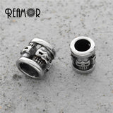 316L Stainless Steel Skull Spacer Beads for Jewelry Making