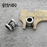 316L Stainless Steel Skull Spacer Beads for Jewelry Making