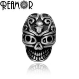 316L Stainless Steel Skull Bead 4mm Hole Alien DIY Bracelet Accessories