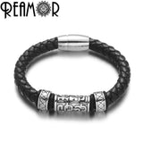 316l Stainless Steel Totem Cylinder Bead 8mm Big Hole Metal Spacer Charms Beads