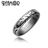 12*6mm Stainless Steel Stripe Charms Beads for Leather Bracelet DIY