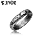 12*6mm Stainless Steel Stripe Charms Beads for Leather Bracelet DIY