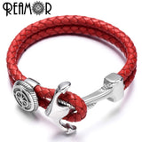 Stainless Steel Anchor Rudder Compass Charms Beads for DIY Bracelet