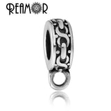 Stainless Steel Totem Heart Charm Beads for Bracelet DIY Jewelry