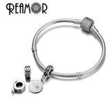 Stainless Steel Totem Heart Charm Beads for Bracelet DIY Jewelry