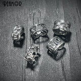 10x5mm Stainless Steel Slider Beads for Leather Bracelet DIY