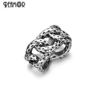 10x5mm Stainless Steel Slider Beads for Leather Bracelet DIY