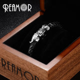Ganesha Buddhism 6/8mm Stainless Steel Beads for Men Leather Bracelet