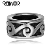 Tibetan Spiral Style Stainless Steel Beads for Jewelry Making