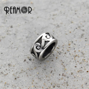 Tibetan Spiral Style Stainless Steel Beads for Jewelry Making