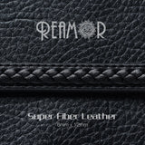 REAMOR Fiber Weave Leather Rope Cord 12x6mm