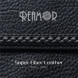 REAMOR Fiber Weave Leather Rope Cord 12x6mm