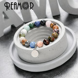 Planets Beaded Charm Bracelet Men Women Jewelry