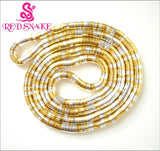 Bendy Flexible Red Snake Necklace Chain Silver & Golden 90cm