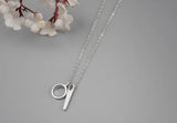 925 Silver Circle Necklaces Pendants Women Wedding Jewelry Christmas