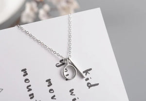 925 Silver Circle Necklaces Pendants Women Wedding Jewelry Christmas