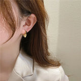 925 Silver Zircon Love Drop Earrings for Women Gift