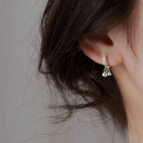 925 Silver Ball Drop Earring Sexy Jewelry Gift