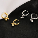 925 Silver Ball Drop Earring Sexy Jewelry Gift
