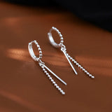 925 Silver Chain Earrings Sexy Jewelry Women Gift