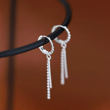 925 Silver Chain Earrings Sexy Jewelry Women Gift