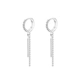 925 Silver Chain Earrings Sexy Jewelry Women Gift