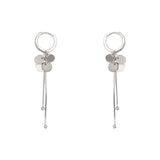 925 Silver Circular Drop Earrings Sexy Jewelry Gift