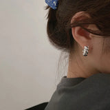 925 Sterling Silver Exaggerate Earrings Creative Hot Sexy Jewelry