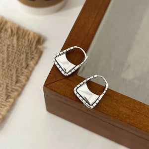 925 Silver Lock Earring Creative Hot Sexy Jewelry Women Gift