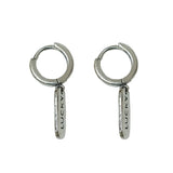 925 Silver Lucky Stud Earrings Hot Sexy Jewelry Women Gift Long Earrings