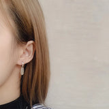 925 Silver Lucky Stud Earrings Hot Sexy Jewelry Women Gift Long Earrings