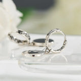 925 Sterling Silver Earrings Round Stud Earrings Sexy Jewelry Gift