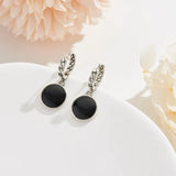 925 Sterling Silver Earrings Round Stud Earrings Sexy Jewelry Gift