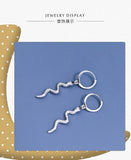 925 Silver Snake Stud Earrings for Women Gift Earings