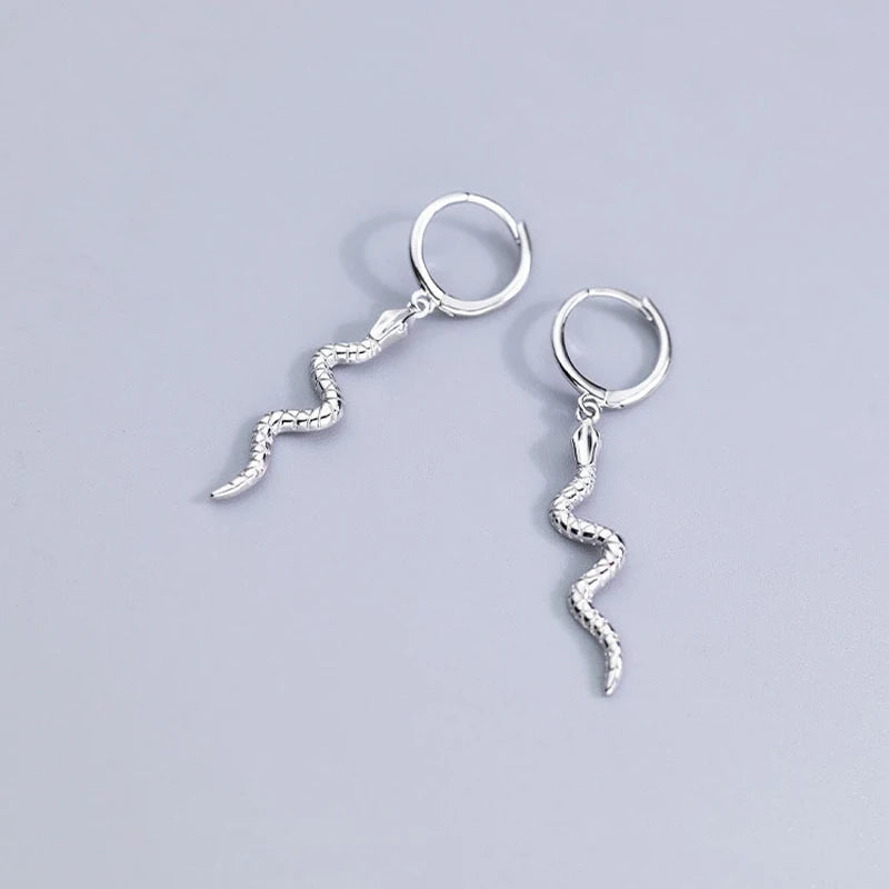 925 Silver Snake Stud Earrings for Women Gift Earings