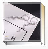 925 Silver Snake Stud Earrings for Women Gift Earings