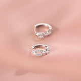 925 Sterling Silver Zircon Chain Earrings - Sexy Jewelry Gift