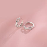 925 Sterling Silver Zircon Chain Earrings - Sexy Jewelry Gift