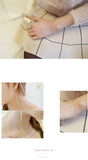 925 Silver Long zircon Stud Earrings For Women Lady Jewelry