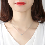 925 Silver Lucky Necklaces Pendants Women Lady Gift