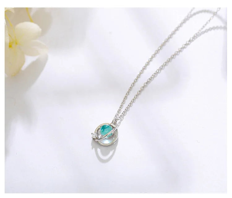 925 Silver Star Pendant Necklace for Women