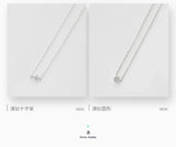 925 Silver Zircon Cross Necklace Pendant for Women